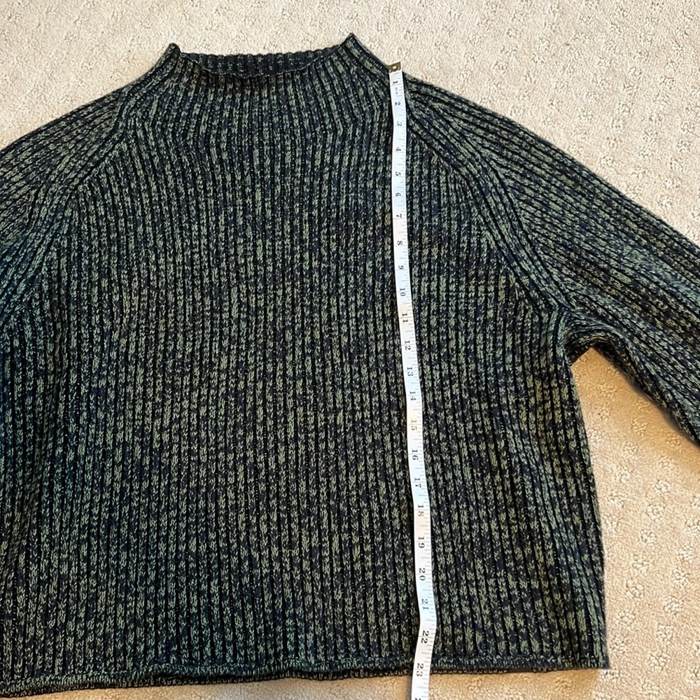 Lululemon Cotton-Cashmere Blend Mock Neck Sweater size 14 - Picture 6 of 7